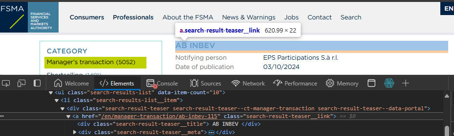 The HTML Elements of the page The HTML Elements of the page